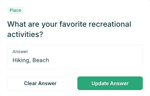 Match question 2